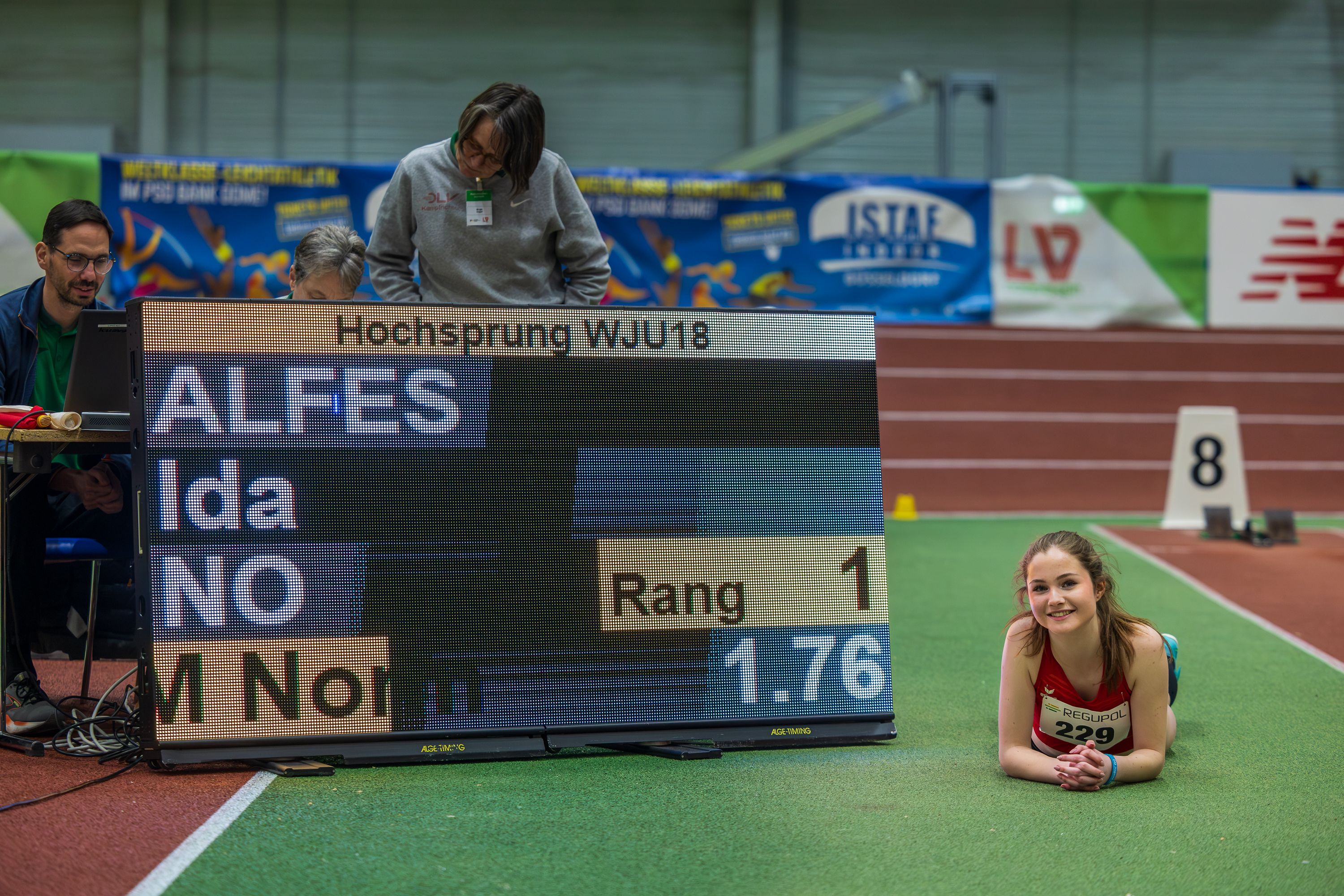 Ida Alfes mit neuer Bestleistung von 1,76 m
